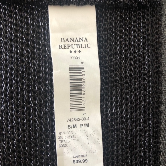 Banana Republic Factory Knit Black Belt - Picture 4 of 5